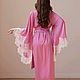 Пеньюар Премиальный "Пион" длинный. Халаты. DRESSART Модный Дом Анны Ивановой (dressartcouture). Ярмарка Мастеров.  Фото №7