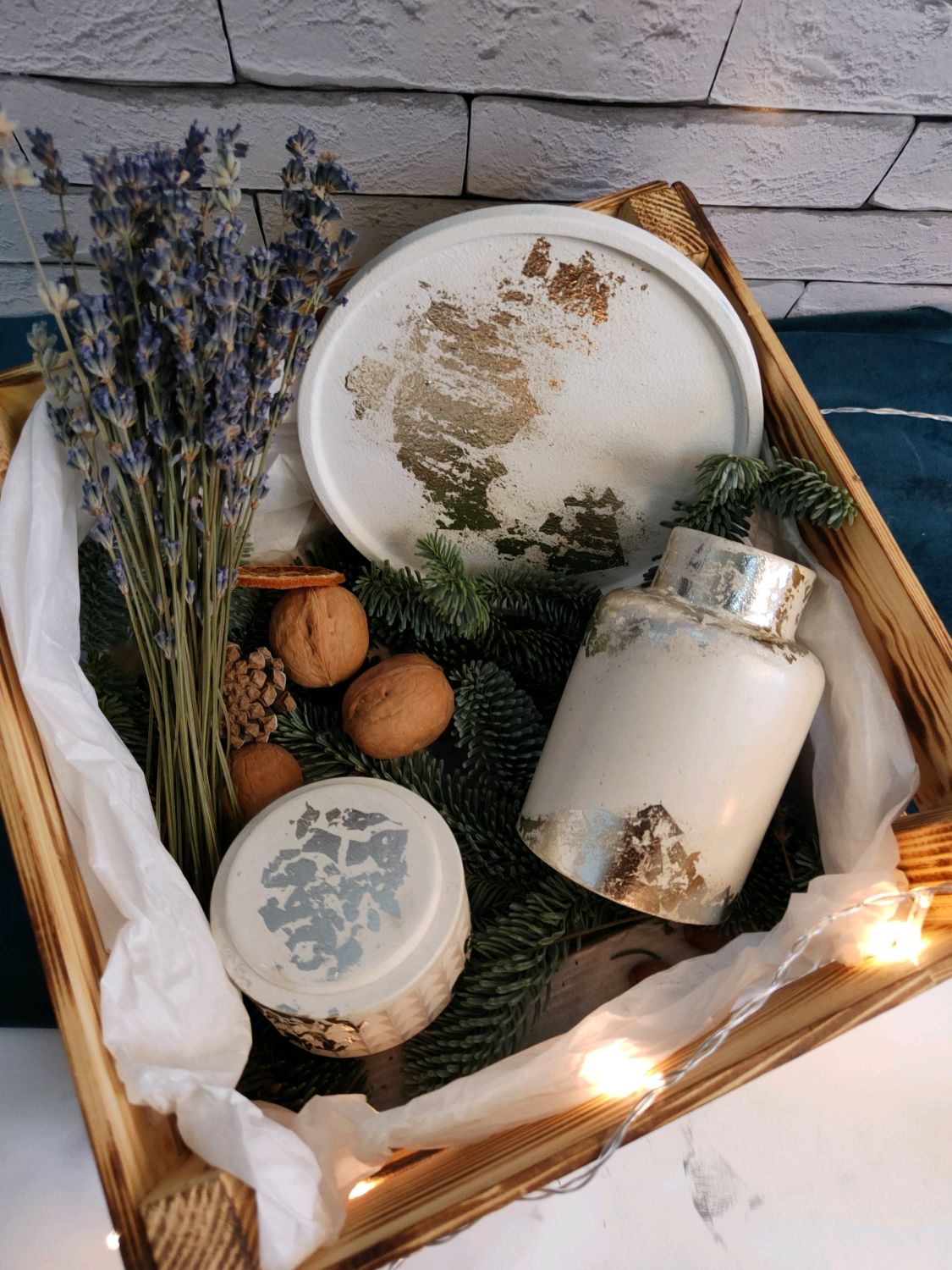 Набор для декора " Белое серебро" купить в интернет-магазине Ярмарка ...