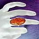 Кольцо ТОРПЕДА. Кольца. ЯНТАРНЫЕ ГРЁЗЫ. Интернет-магазин Ярмарка Мастеров.  Фото №2