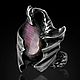 Кольцо Дракон серебро с лабрадором камнем. Кольца. Aventure.Jewelry. Интернет-магазин Ярмарка Мастеров.  Фото №2