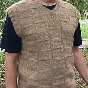 Одежда handmade. Livemaster - original item Vest made of dog hair. Handmade.