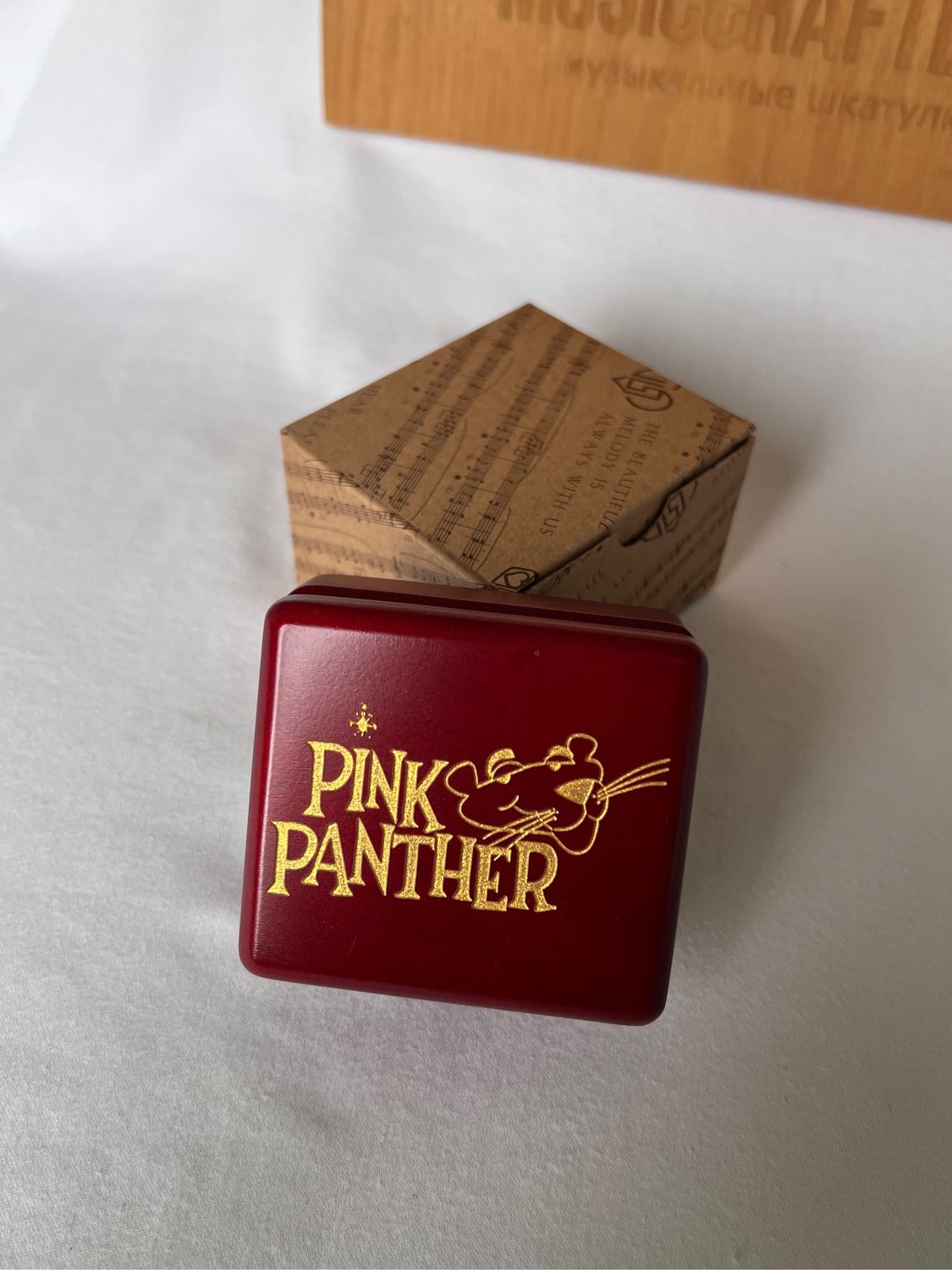 Музыкальная шкатулка Розовая пантера Pink Panther в интернет-магазине  Ярмарка Мастеров по цене 3300 ₽ – T85GKRU | Музыкальные сувениры, Краснодар  - ...