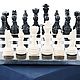 Chess made of stone 'Carthage' white shell and marble 30. Chess. H-Present more, than a gift!. Online shopping on My Livemaster.  Фото №2