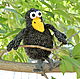 Knitted Raven, Stuffed Toys, Moscow,  Фото №1