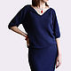 Dress MIDI casual blue. Dresses. CUTE-KNIT by Nata Onipchenko. Online shopping on My Livemaster.  Фото №2