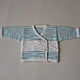 Knitted jacket with a double-breasted fastener for a girl, Sweatshirts for children, Moscow,  Фото №1