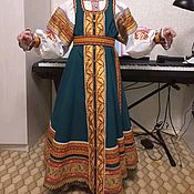 Русский народный праздничный костюм Московской области