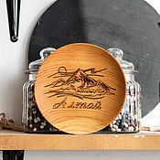 Посуда handmade. Livemaster - original item Wooden plate 