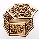 Шкатулка резная. Модель 1. Шкатулки. Amazinggifts. Ярмарка Мастеров.  Фото №4