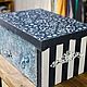 Короб для новогодних игрушек Зимний лес. Короб. Irisha Bondarenko (Naiam). Интернет-магазин Ярмарка Мастеров.  Фото №2