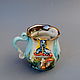 Mug with decoration 'Caterpillar from Wonderland'. Mugs and cups. Mila. My Livemaster. Фото №4