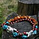 Бусы Янтарное море. Колье. Мария Полякова mashavp (mashavp-beads). Ярмарка Мастеров.  Фото №4