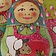 Неваляшка "С овечкой", неваляшка музыкальная. Матрешки. Татьяна Дубинич. Ярмарка Мастеров.  Фото №4