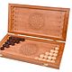 Backgammon leather Kirov 'Brown Cobra' medium 50. Backgammon and checkers. H-Present more, than a gift!. Online shopping on My Livemaster.  Фото №2