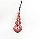Pendant-Amulet made of wood ' Spiral'. Pendant. OakForest Wooden Jewelry. Online shopping on My Livemaster.  Фото №2