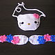 BAG FOR GIRLS Hello Kitty knitted. Bags for children. Gala Devi (crochet design). My Livemaster. Фото №4