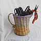 wicker basket 'Bouquet of lavender'. Basket. paperchest (paperchest). My Livemaster. Фото №5