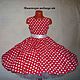 Dress 'dudes' red polka dots at the prom. Carnival costumes for children. irina424. Online shopping on My Livemaster.  Фото №2