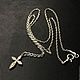 Заказать Крест из серебра с цепочкой. GAMMA jewelry. Ярмарка Мастеров. . Подвеска Фото №3