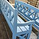 Заказать Скамейка Бавария из лиственницы 228 см. Woodcraftkrd. Ярмарка Мастеров. . Скамейки для сада Фото №3