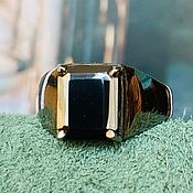 Украшения handmade. Livemaster - original item 20p Black diamond Ring to buy. Handmade.
