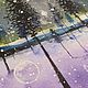 Новогодняя открытка Снежный лес. Открытки и пригласительные. LillasArt. Ярмарка Мастеров.  Фото №4