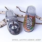 Обувь ручной работы handmade. Livemaster - original item felted Slippers 