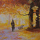  ' Autumn Nocturne' oil painting, Pictures, Ekaterinburg,  Фото №1