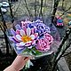 Вязаный букет роз, гортензия, Букеты, Сафоново,  Фото №1