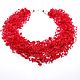Necklace "Red wine"  red coral, Necklace, Moscow,  Фото №1