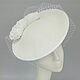Catherine's hat with flowers. Color white. Hats1. Exclusive HATS. LANA ANISIMOVA.. Online shopping on My Livemaster.  Фото №2