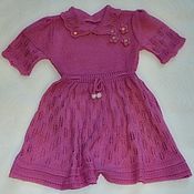Одежда детская handmade. Livemaster - original item Knitted dress,children`s age 2-3 years.. Handmade.