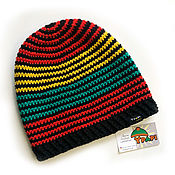 Аксессуары handmade. Livemaster - original item Rastafarian hat Free. Handmade.