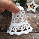 Christmas Bell crocheted K2, Christmas decorations, Moscow,  Фото №1