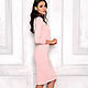 Powder-coated sheath dress, figure-hugging pink dress. Dresses. mozaika-rus. Online shopping on My Livemaster.  Фото №2