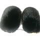 Fur Mittens with Italian leather, Mittens, Moscow,  Фото №1