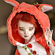 Porcelain ball jointed doll "The little Fox", Ball-jointed doll, Podolsk,  Фото №1