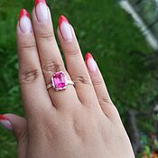 Украшения handmade. Livemaster - original item Ruby Princess Ring. Handmade.