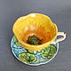 Tea pairs:Frog in a water lily. Single Tea Sets. Mila. Online shopping on My Livemaster.  Фото №2