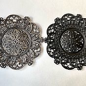 Винтаж handmade. Livemaster - original item Rare Collectible Plate decor in the Gothic Style as Kasli Cast iron. Handmade.