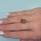 Негретый желтый сапфир 5,50 ct. Сертификат МГУ. Кабошоны. Леони. Ярмарка Мастеров.  Фото №5