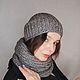 Order Set: cap Snood. Scarfland. Livemaster. . Headwear Sets Фото №3