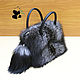 Order Silver Fox fur bag. Stylish ladies ' accessory №14. Mishan (mishan). Livemaster. . Classic Bag Фото №3