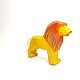 Juguete de madera del recuerdo del León. Miniature figurines. magazin  Olega i Sofii Skulpturka (Tallista-1). Интернет-магазин Ярмарка Мастеров.  Фото №2