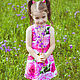 Летнее платье "Розы" для девочки, Платья, Тверь,  Фото №1