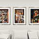 Triptych photo of the painting Paris in reflection for the interior of the living room book. Fine art photographs. Rivulet Photography (rivulet). Online shopping on My Livemaster.  Фото №2