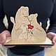 Пазл деревянный семья Котов, медведей , Львов. Прикольные подарки. WoodShop. Ярмарка Мастеров.  Фото №4