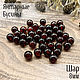 Beads ball 8mm made of natural Baltic amber red cherry, Beads1, Kaliningrad,  Фото №1