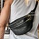 Сумочка бананка на пояс "Amazy Black", Поясная сумка, Москва,  Фото №1