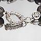 skull bracelet men's 12mm beads mix with silver lock. Bead bracelet. malajemma. My Livemaster. Фото №4
